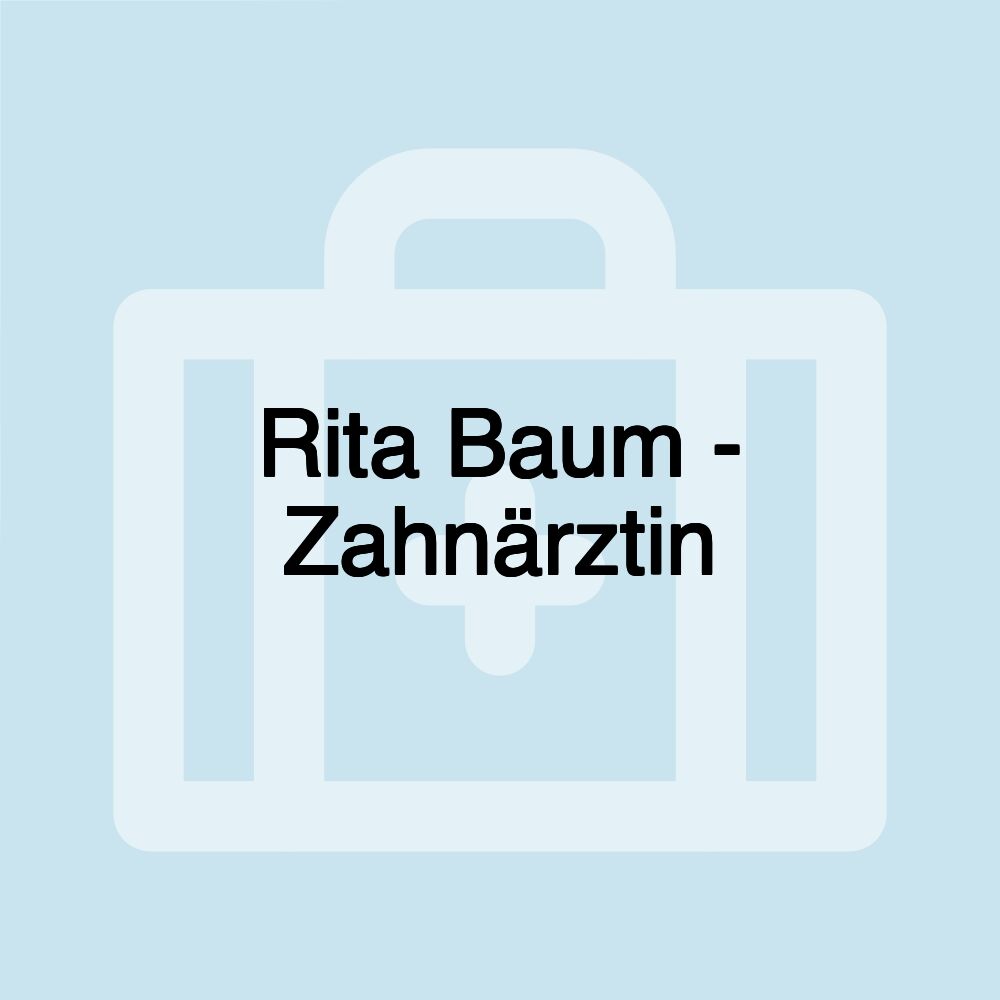 Rita Baum - Zahnärztin