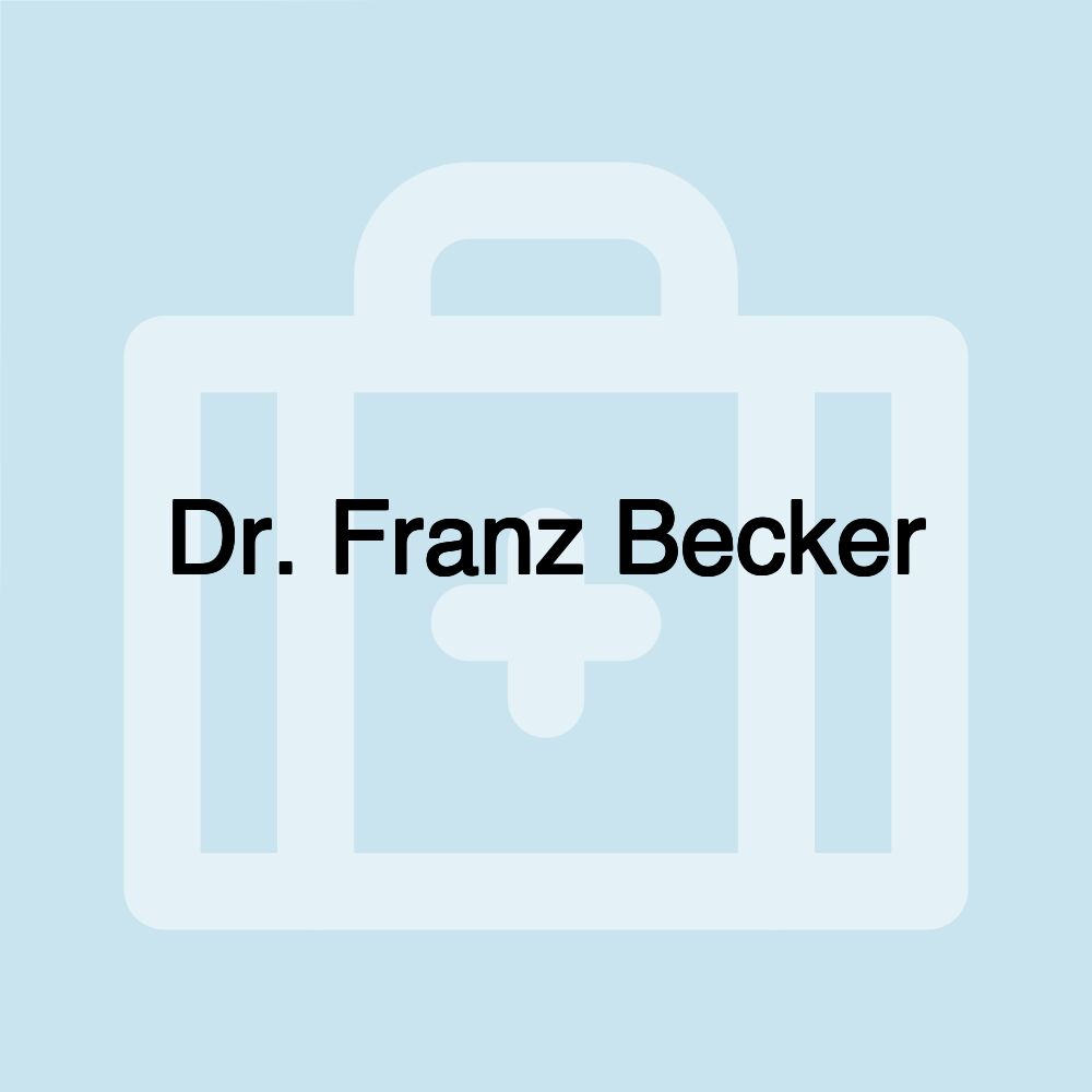 Dr. Franz Becker