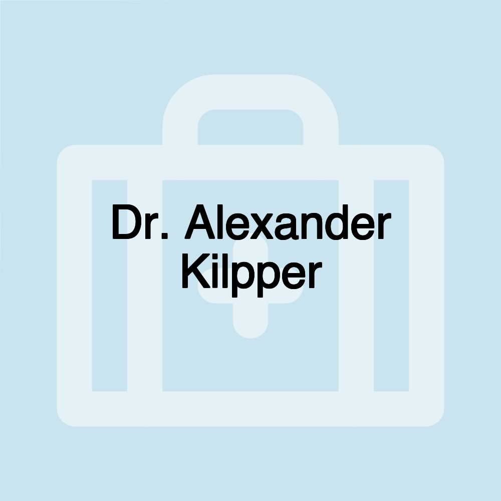 Dr. Alexander Kilpper