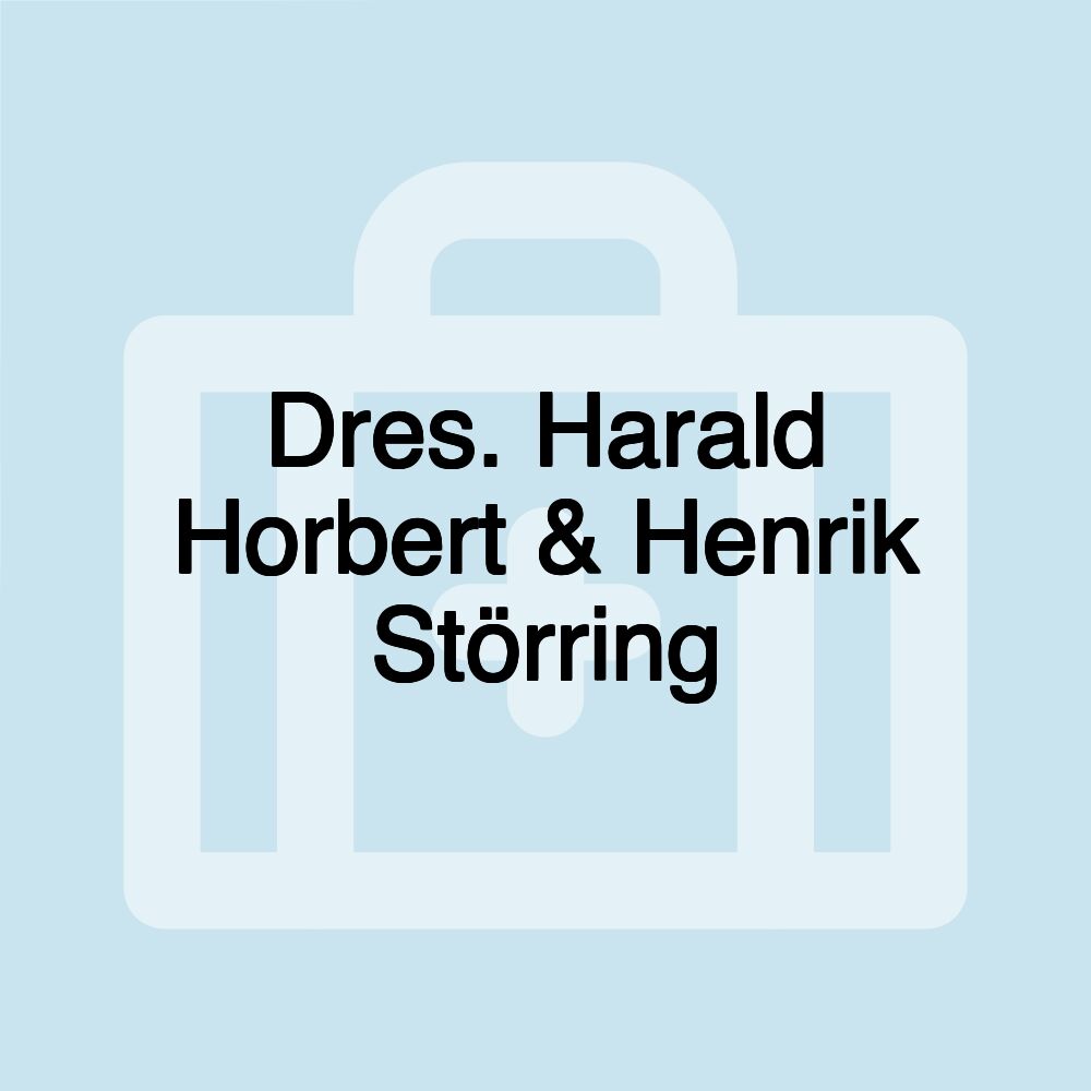 Dres. Harald Horbert & Henrik Störring