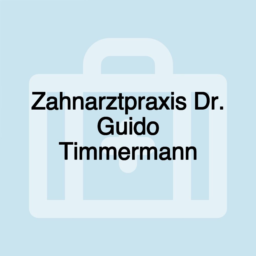 Zahnarztpraxis Dr. Guido Timmermann