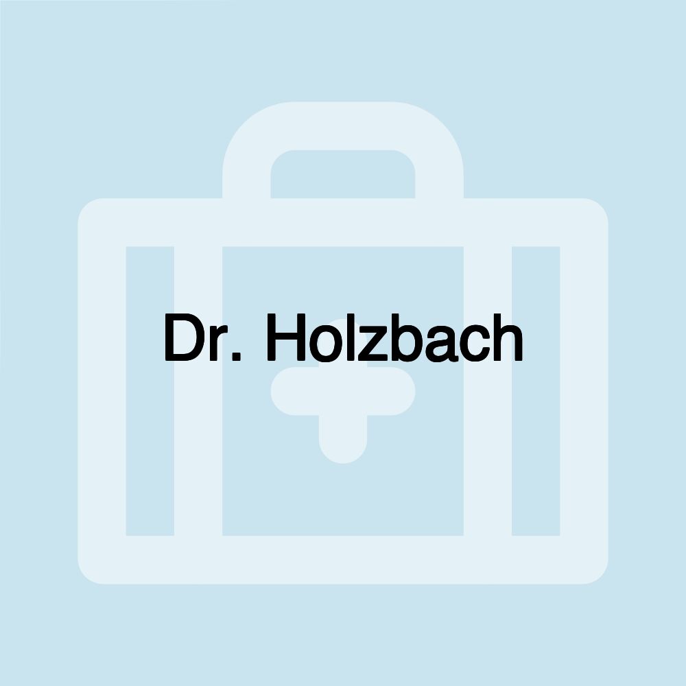 Dr. Holzbach