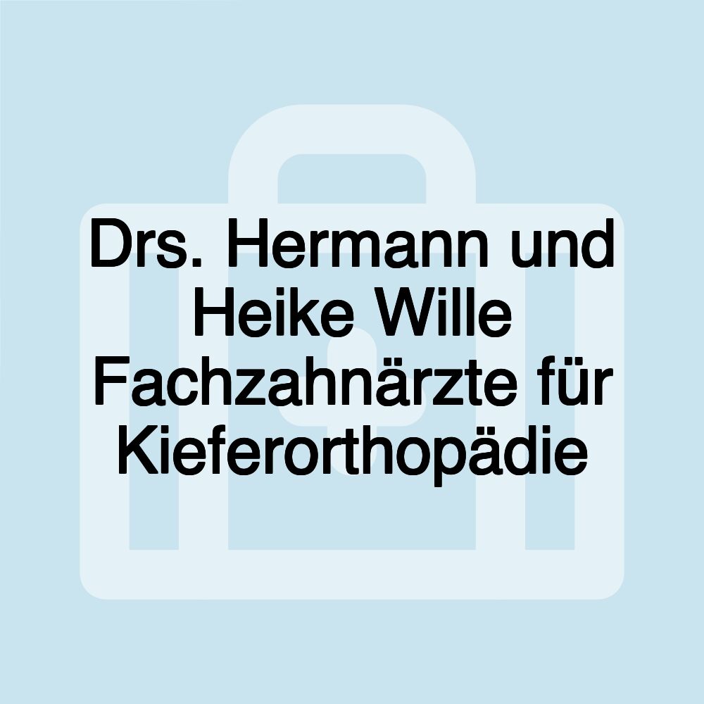 Drs. Hermann und Heike Wille Fachzahnärzte für Kieferorthopädie