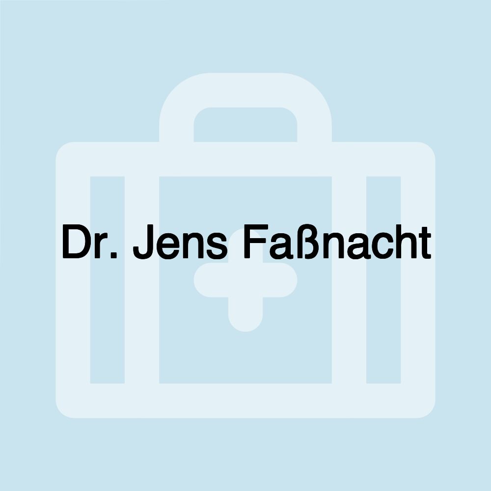 Dr. Jens Faßnacht