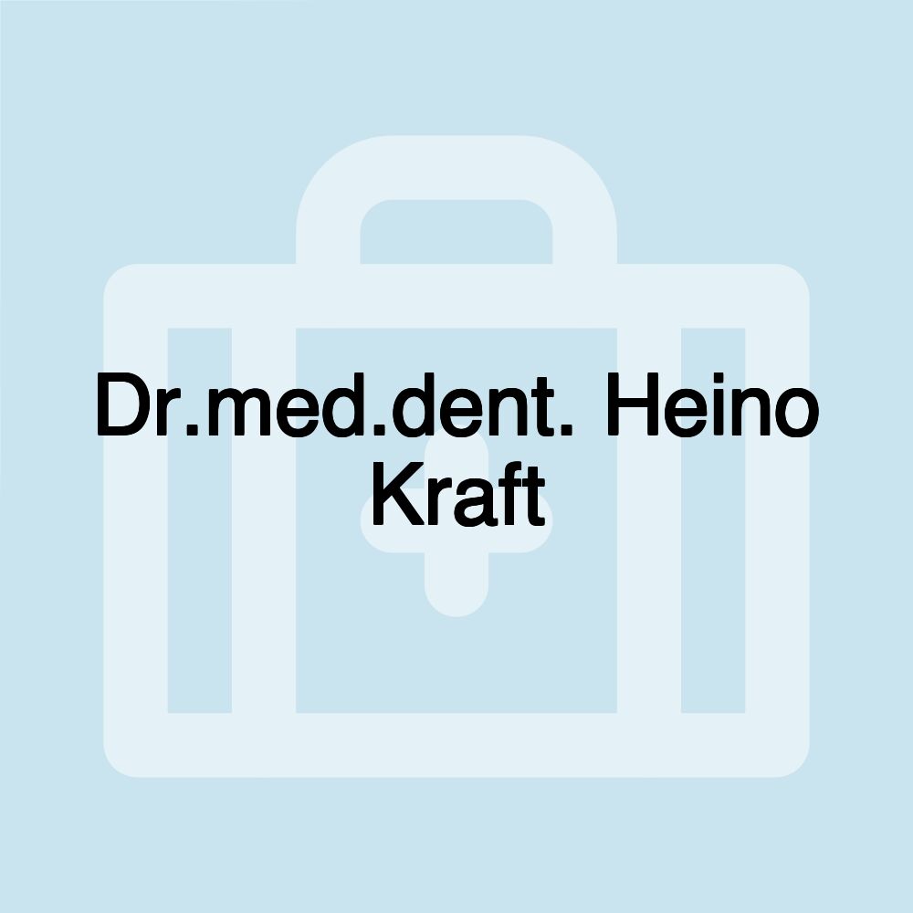 Dr.med.dent. Heino Kraft