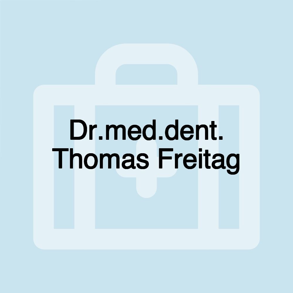 Dr.med.dent. Thomas Freitag