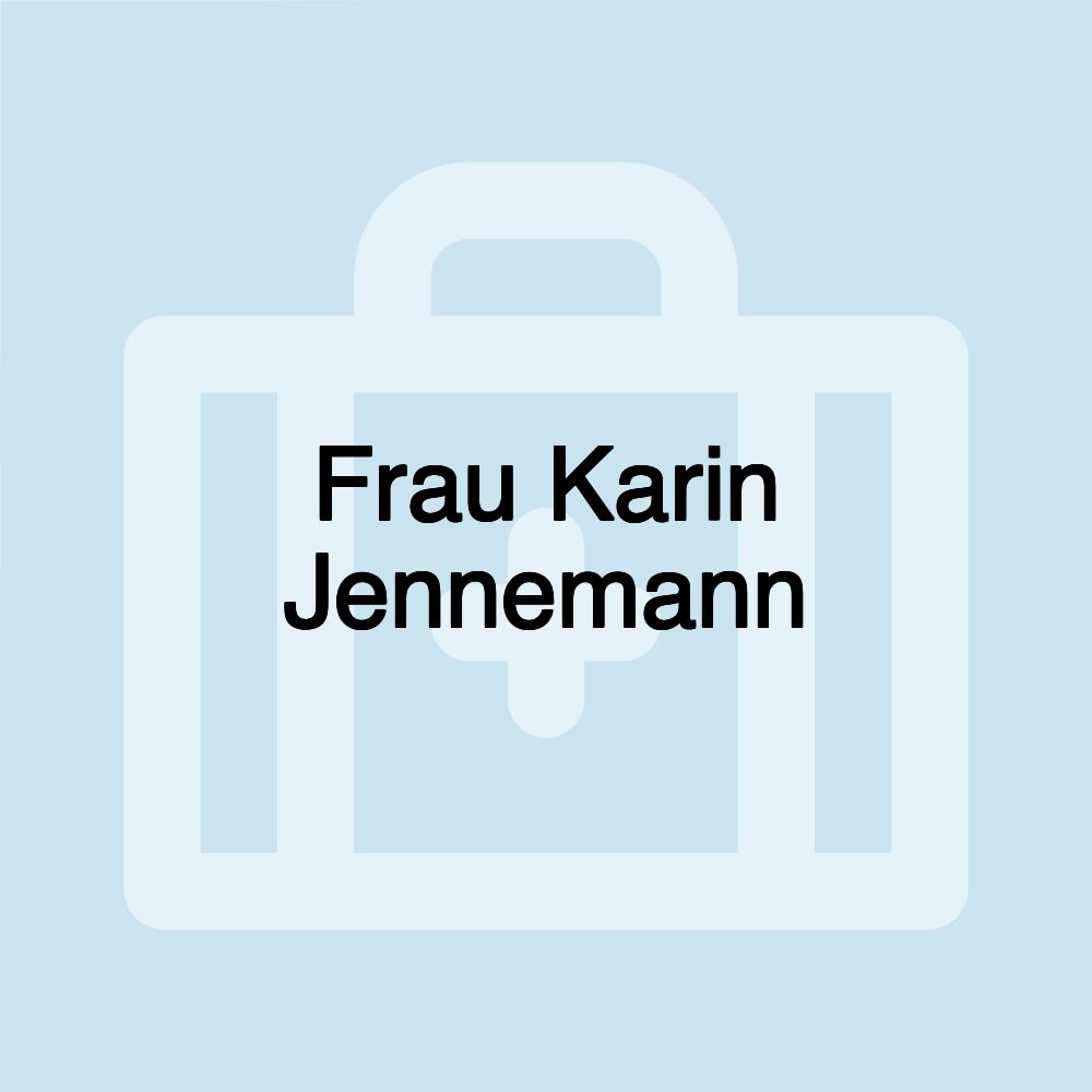 Frau Karin Jennemann