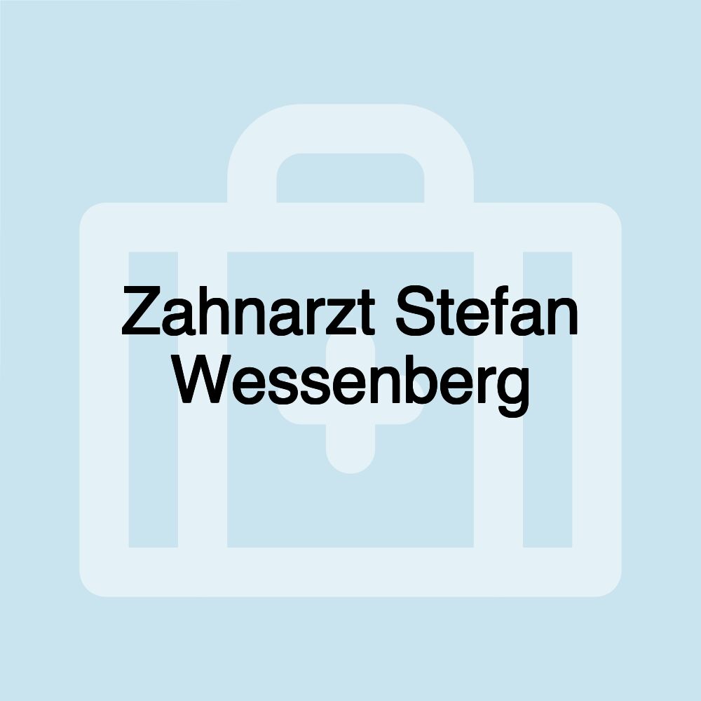 Zahnarzt Stefan Wessenberg