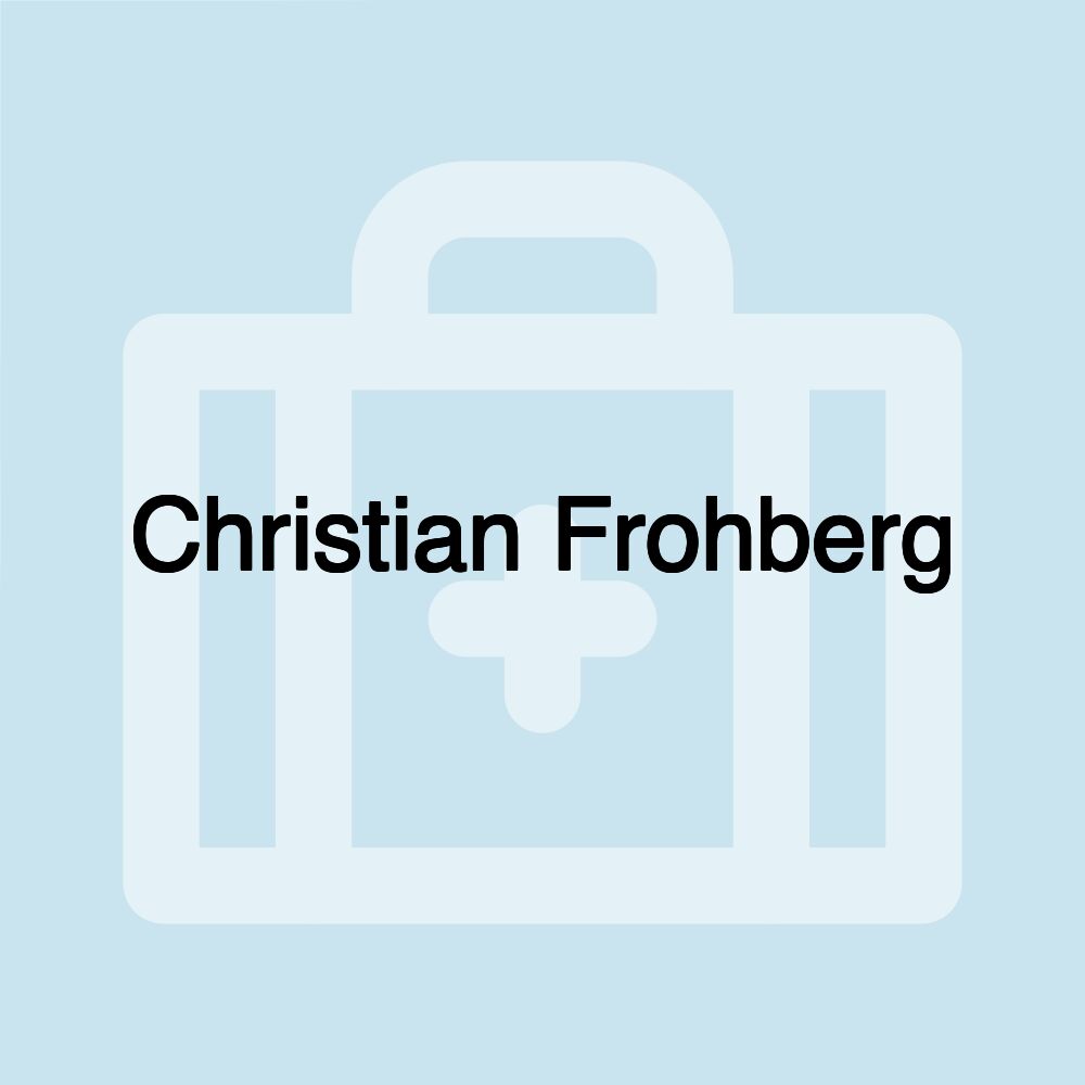 Christian Frohberg