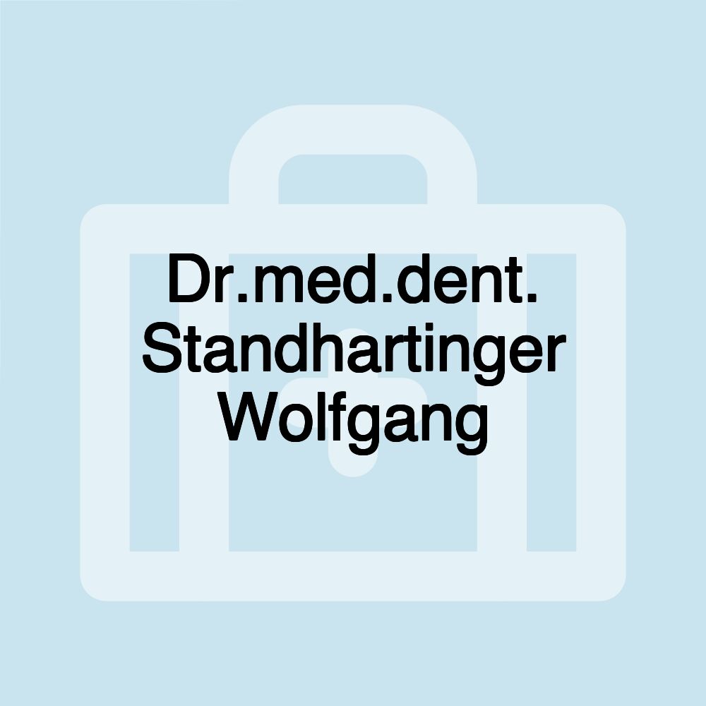 Dr.med.dent. Standhartinger Wolfgang