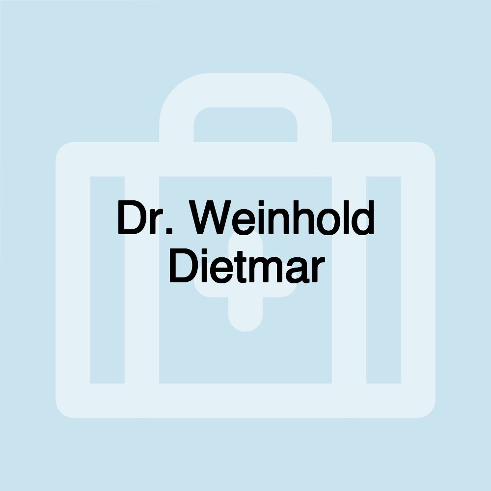 Dr. Weinhold Dietmar