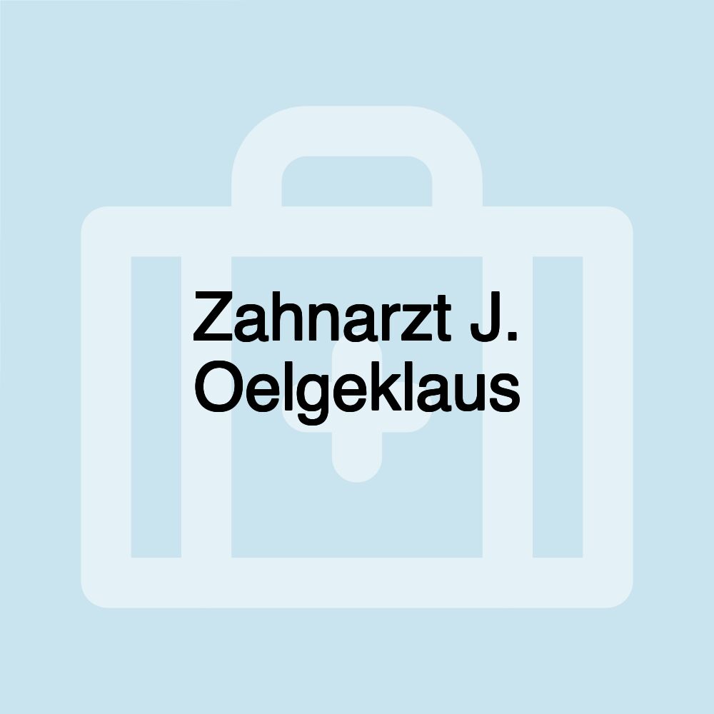 Zahnarzt J. Oelgeklaus