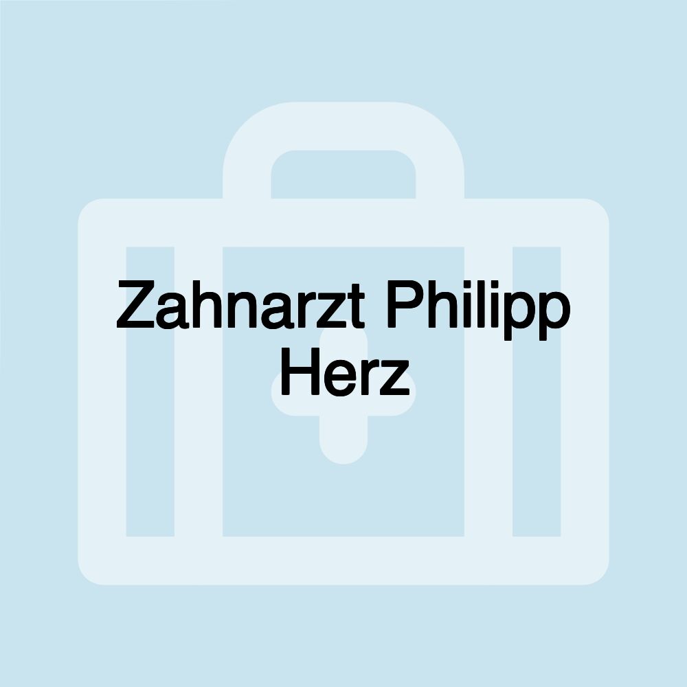 Zahnarzt Philipp Herz