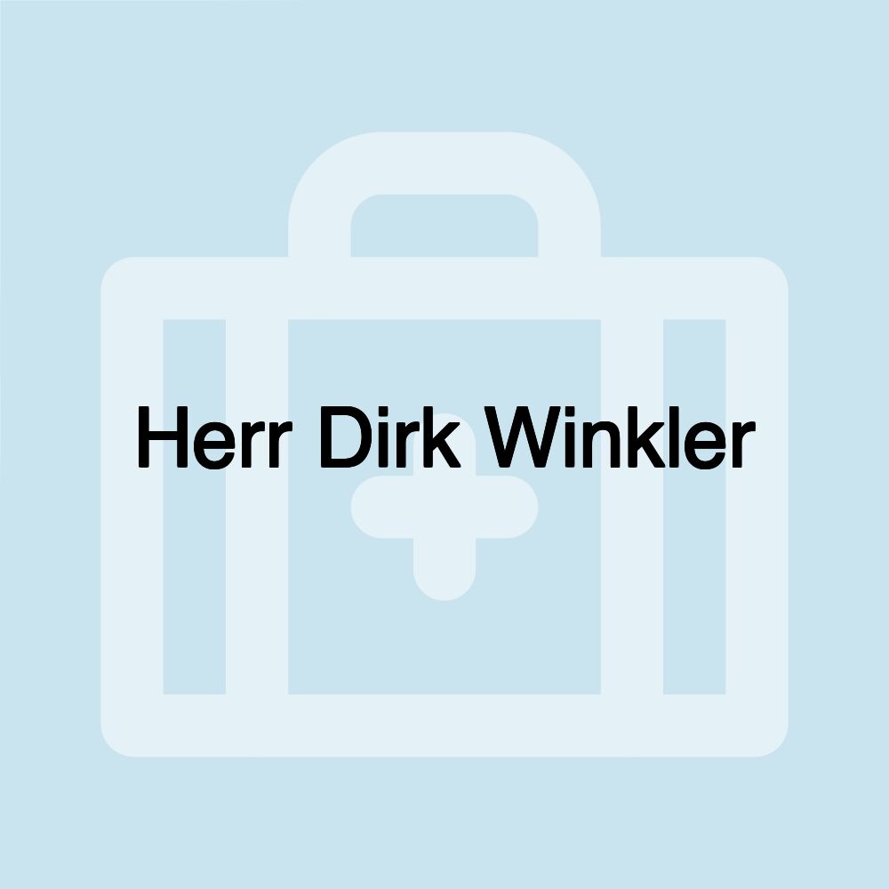 Herr Dirk Winkler