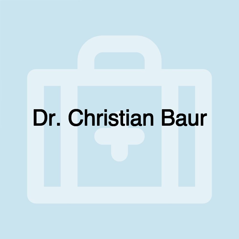 Dr. Christian Baur