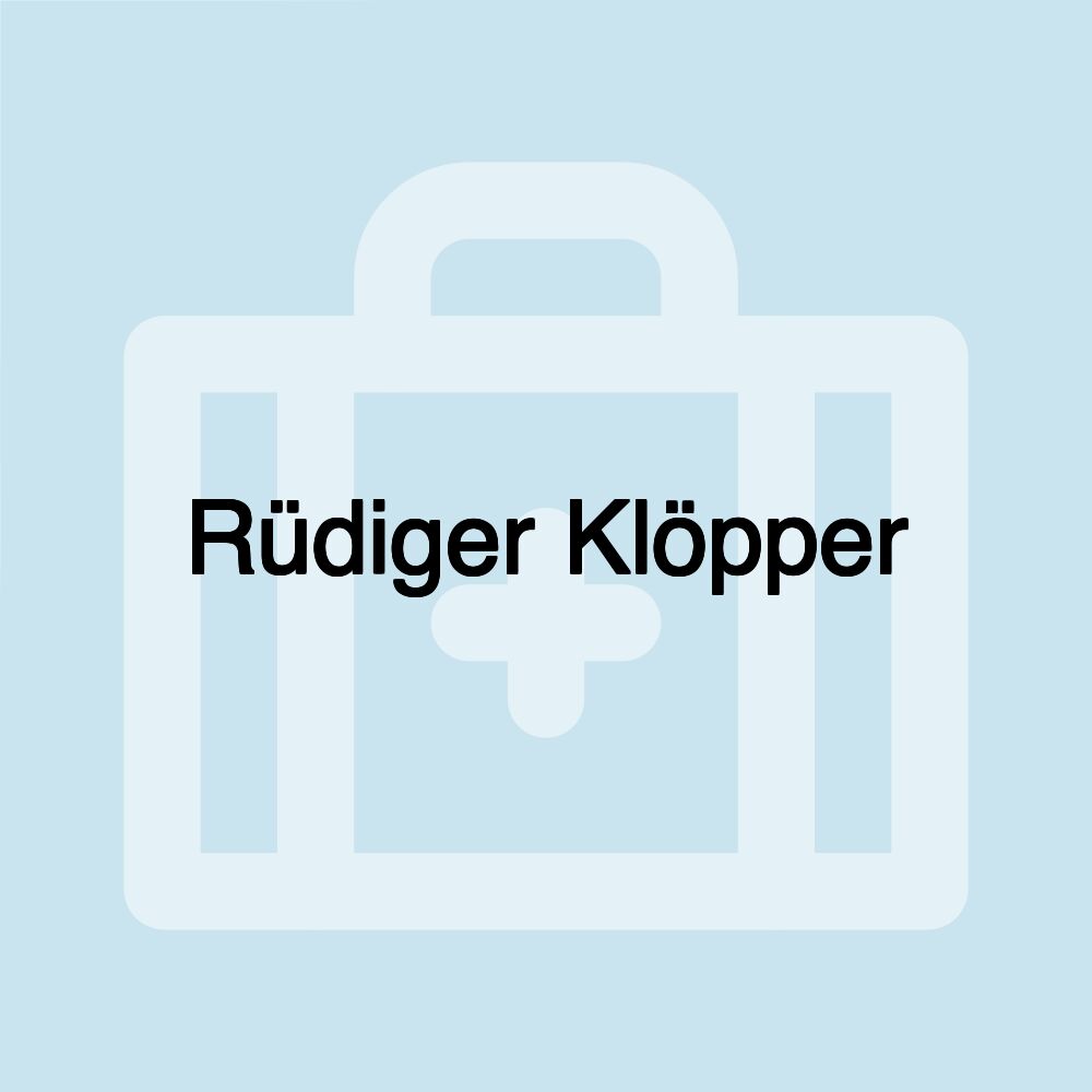 Rüdiger Klöpper