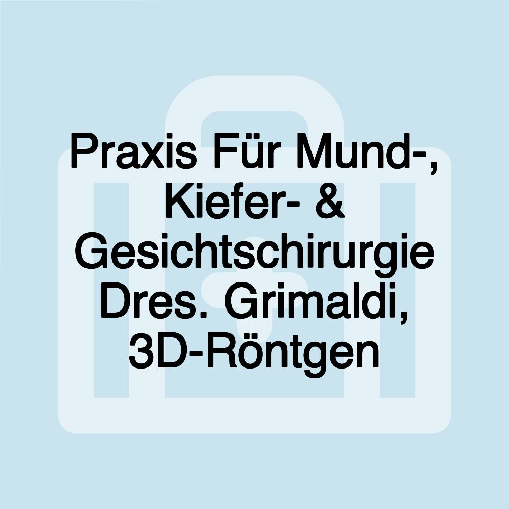 Praxis Für Mund-, Kiefer- & Gesichtschirurgie Dres. Grimaldi, 3D-Röntgen