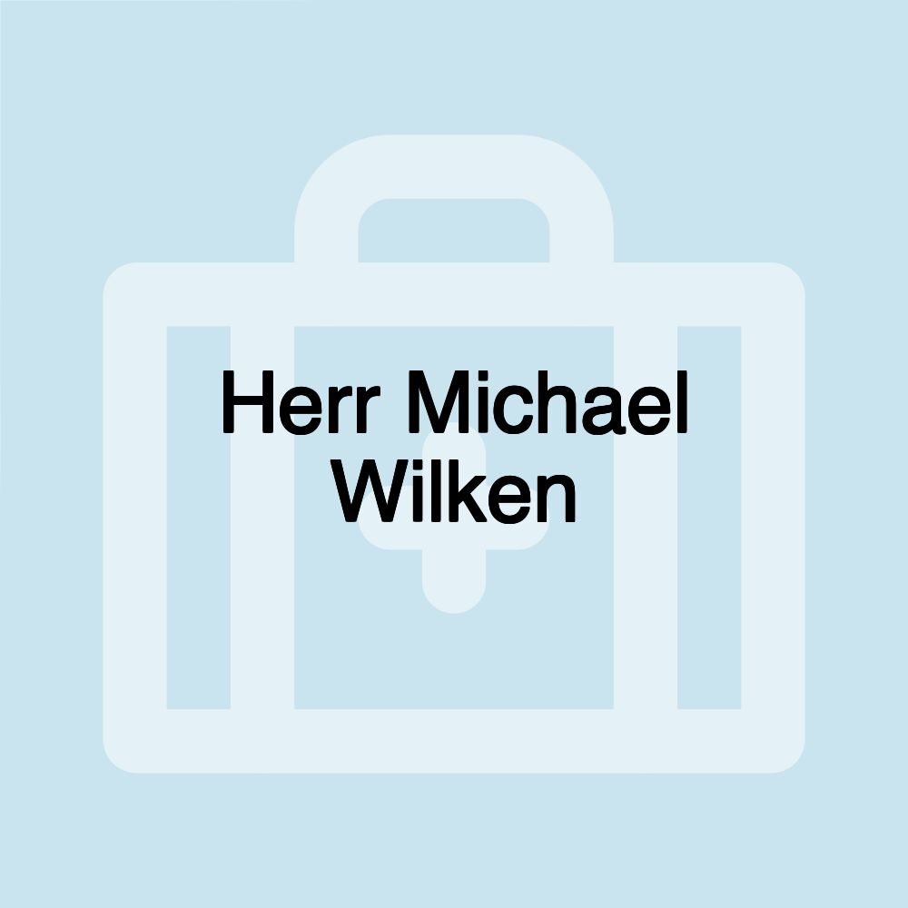 Herr Michael Wilken