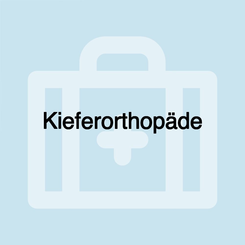 Kieferorthopäde