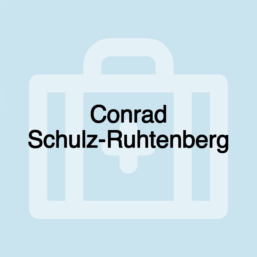 Conrad Schulz-Ruhtenberg