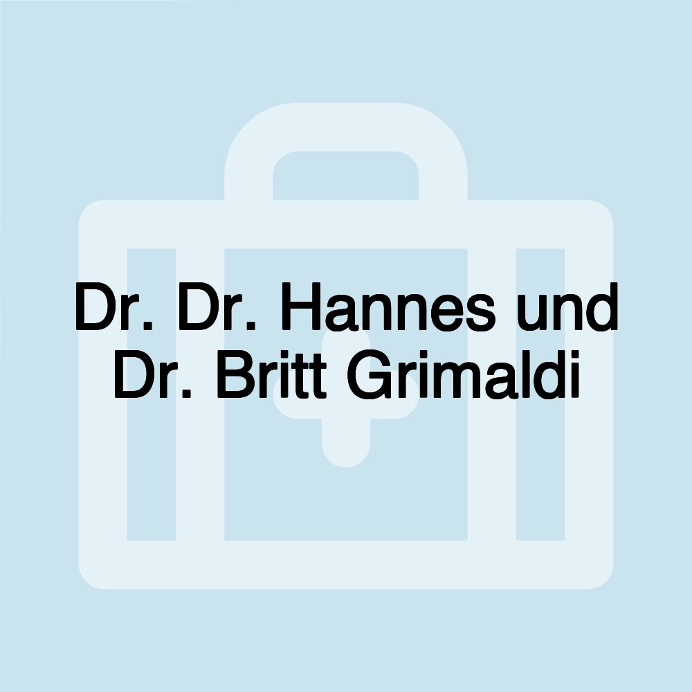 Dr. Dr. Hannes und Dr. Britt Grimaldi