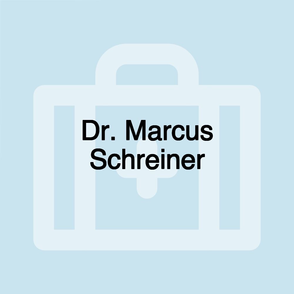 Dr. Marcus Schreiner