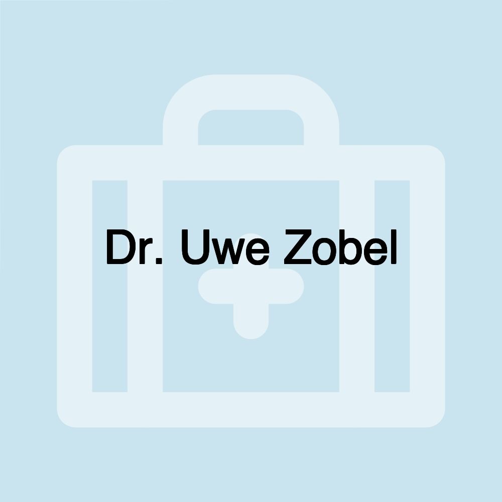 Dr. Uwe Zobel