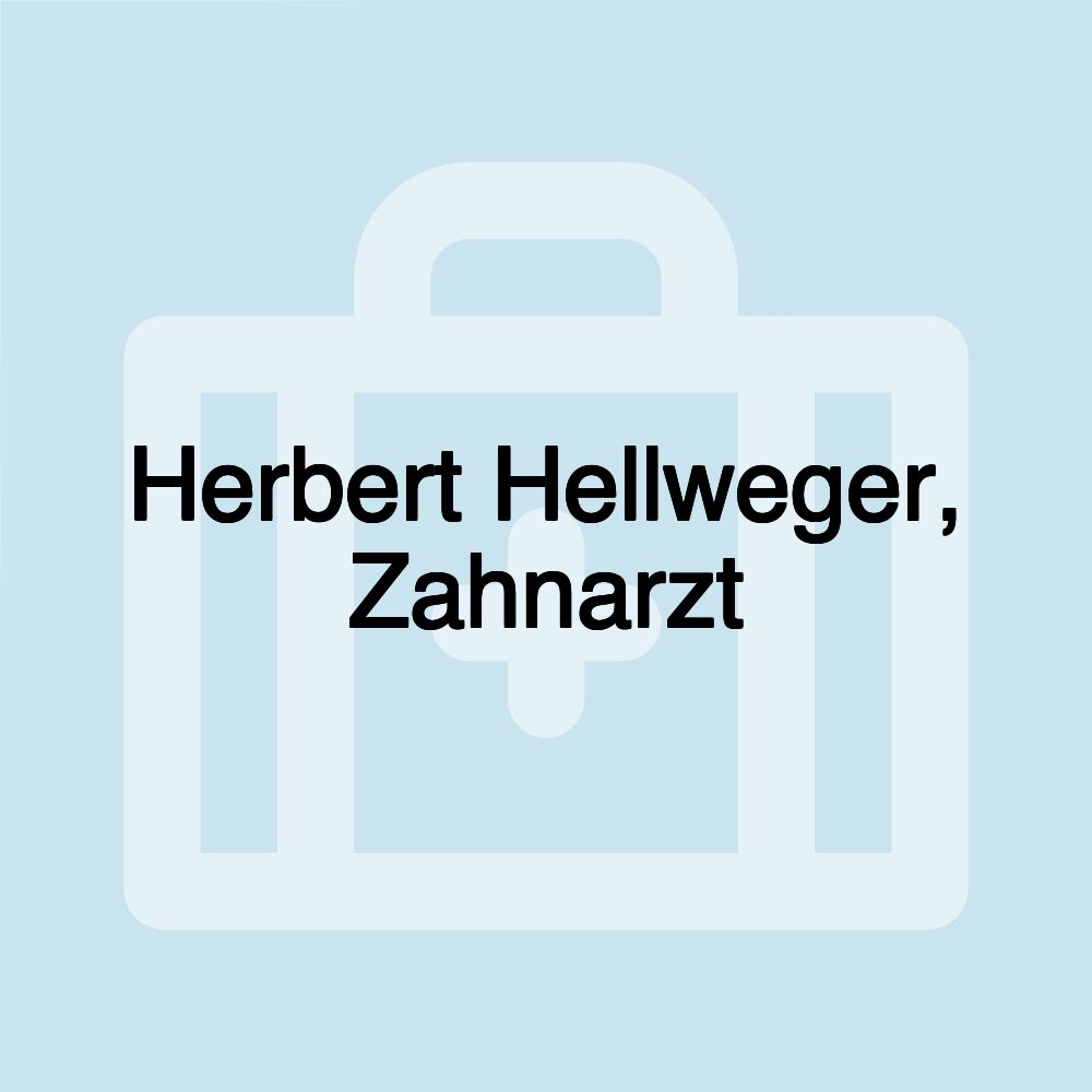 Herbert Hellweger, Zahnarzt