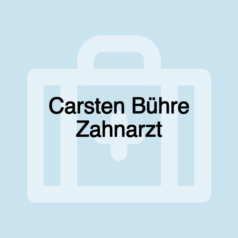 Carsten Bühre Zahnarzt