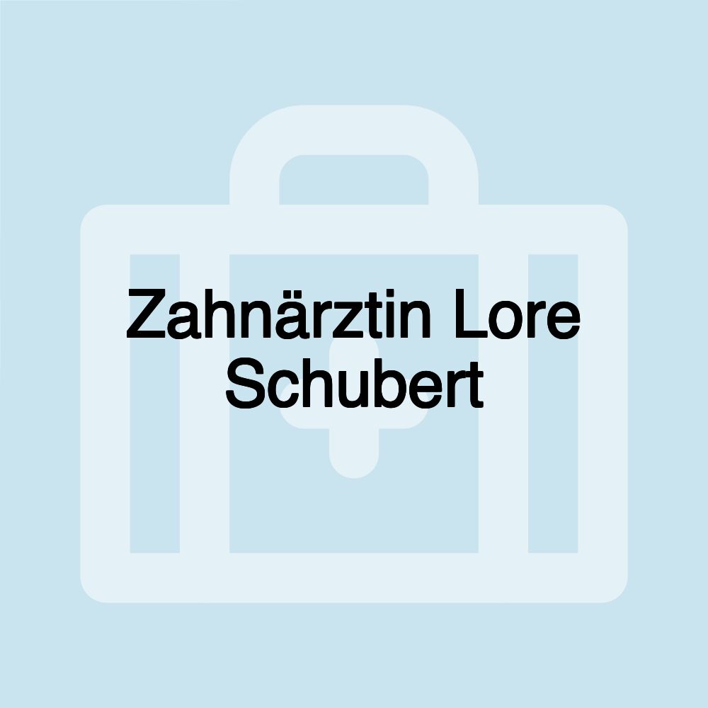 Zahnärztin Lore Schubert