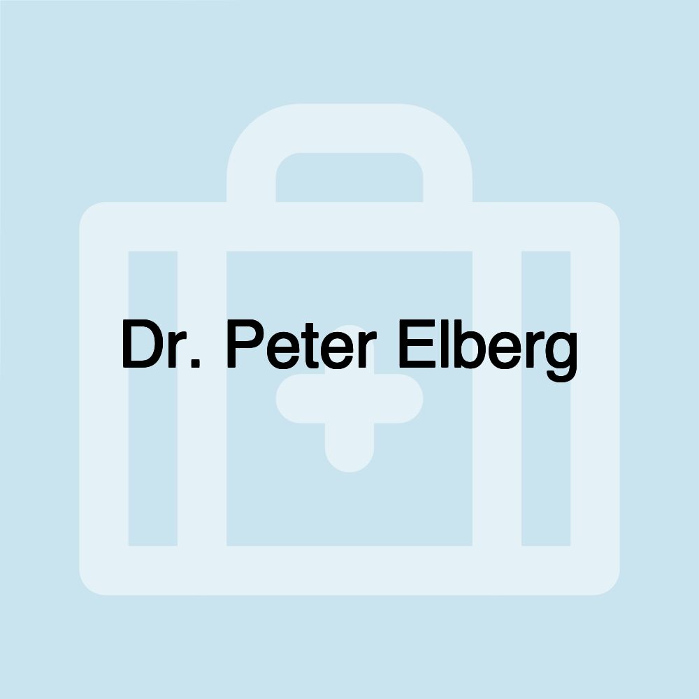 Dr. Peter Elberg