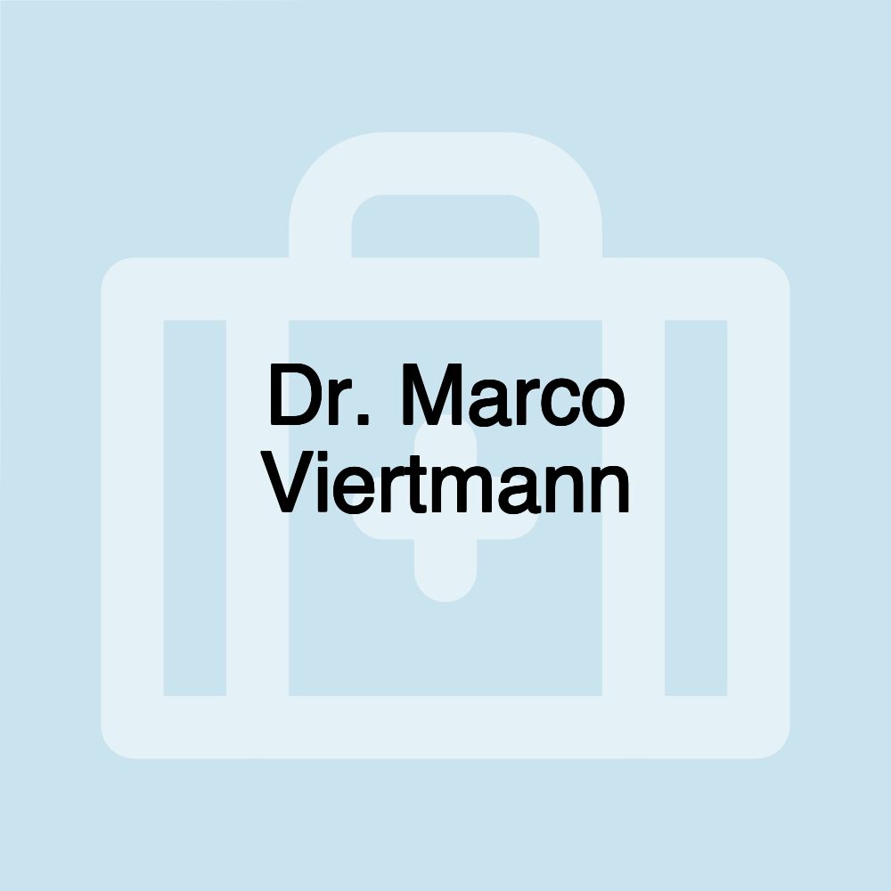 Dr. Marco Viertmann