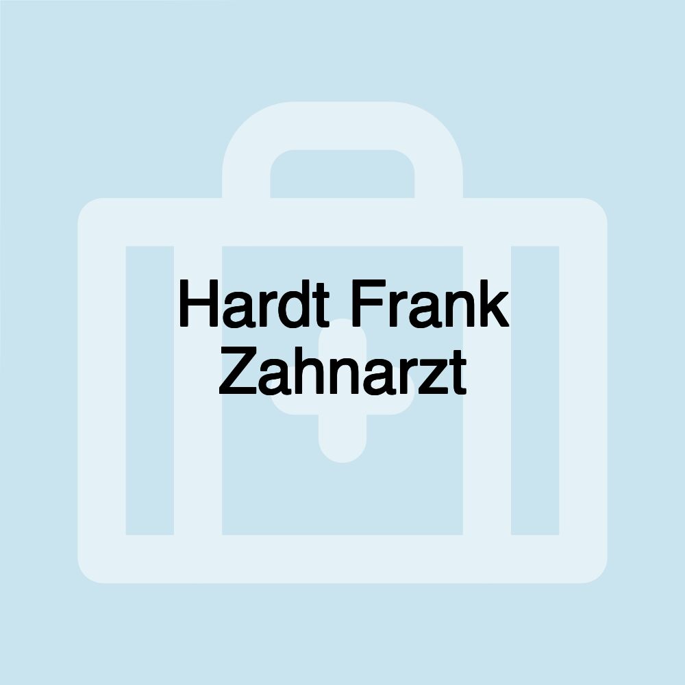 Hardt Frank Zahnarzt