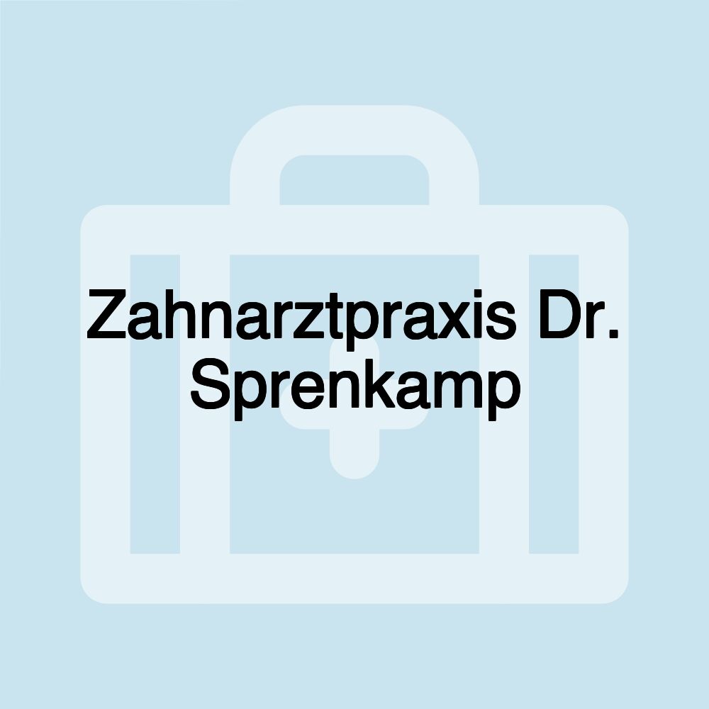 Zahnarztpraxis Dr. Sprenkamp