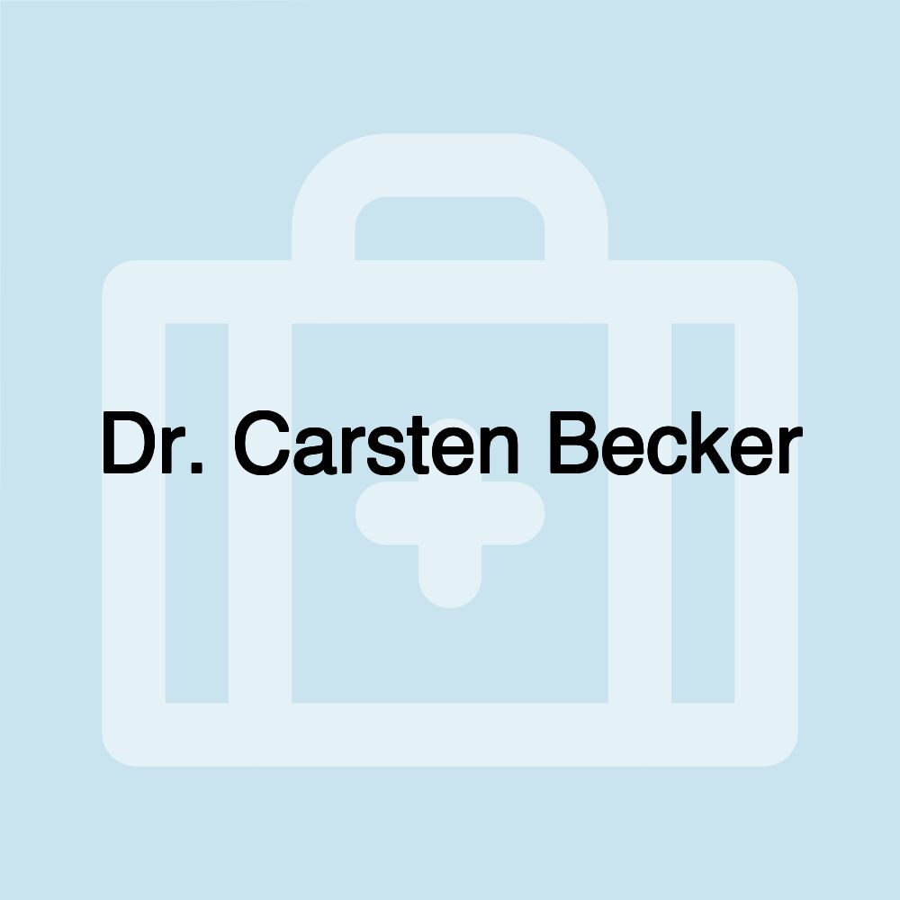 Dr. Carsten Becker