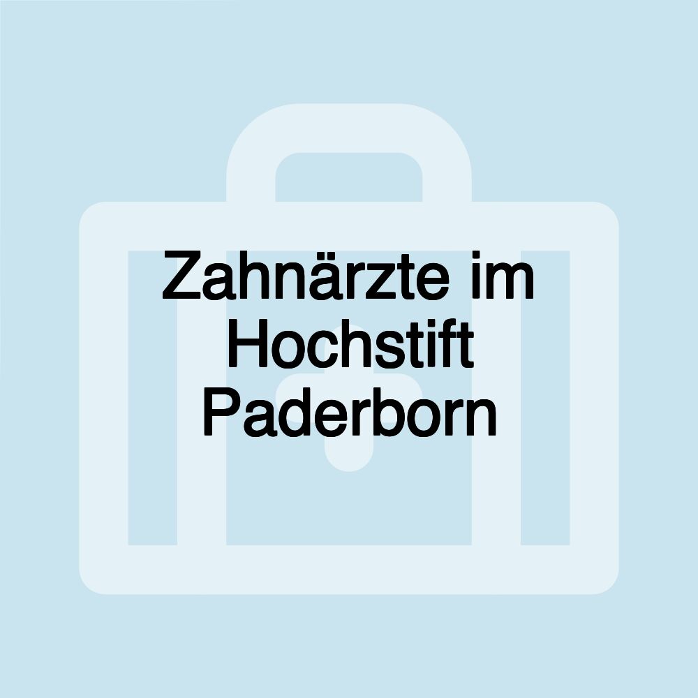 Zahnärzte im Hochstift Paderborn