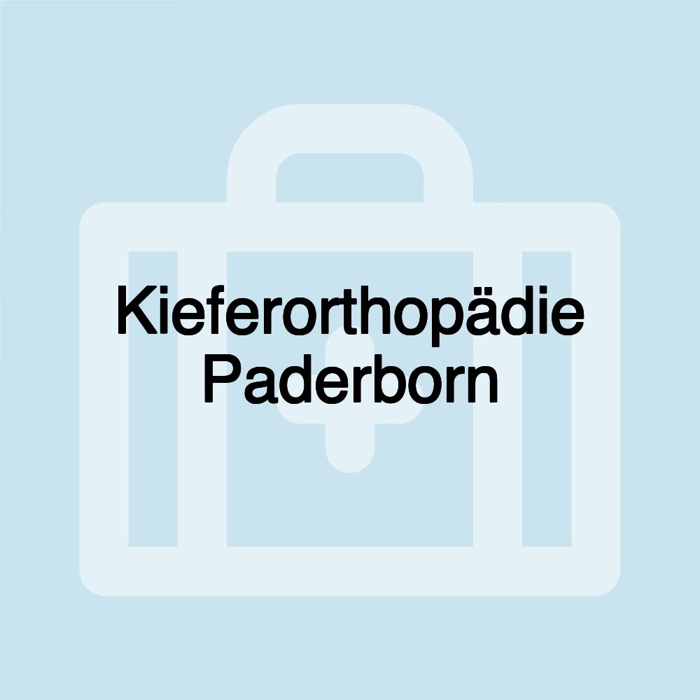 Kieferorthopädie Paderborn