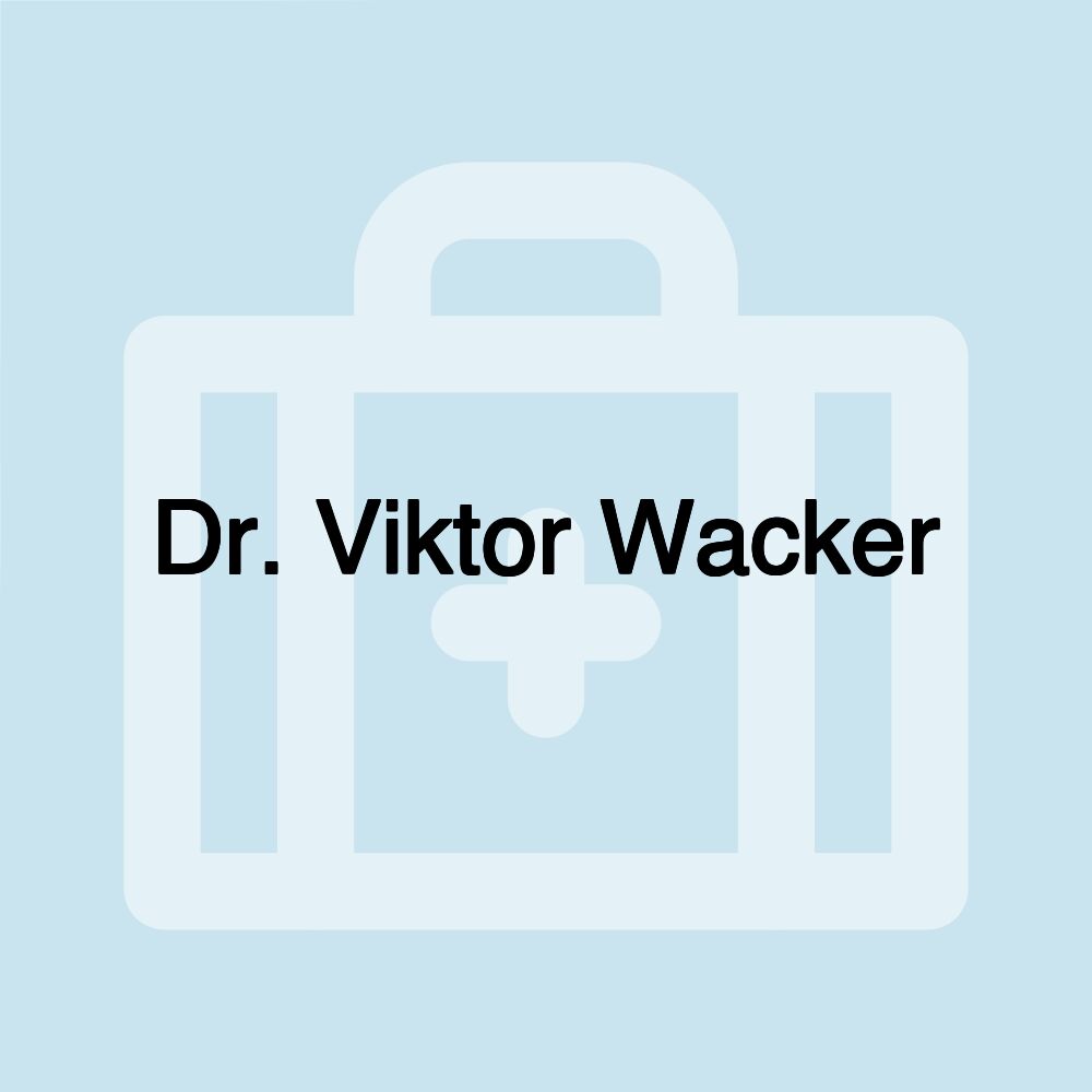 Dr. Viktor Wacker