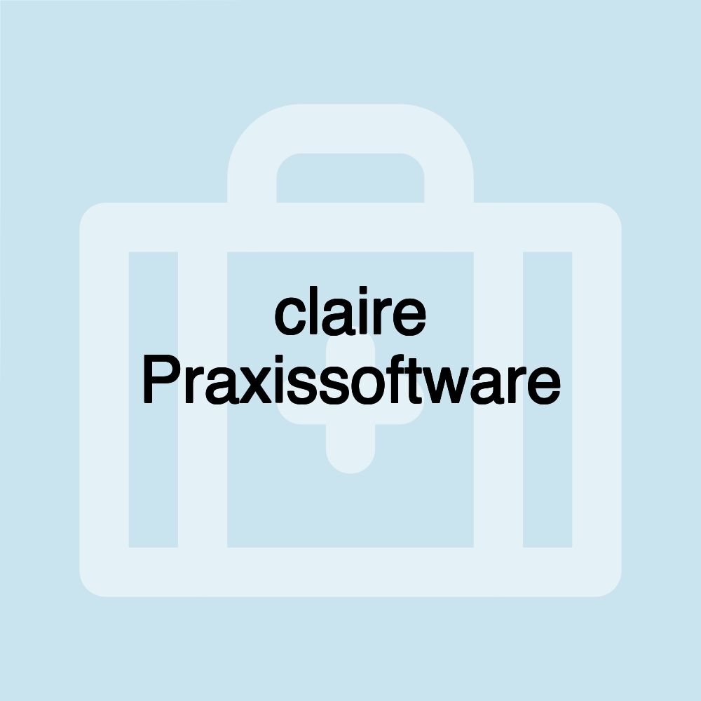 claire Praxissoftware