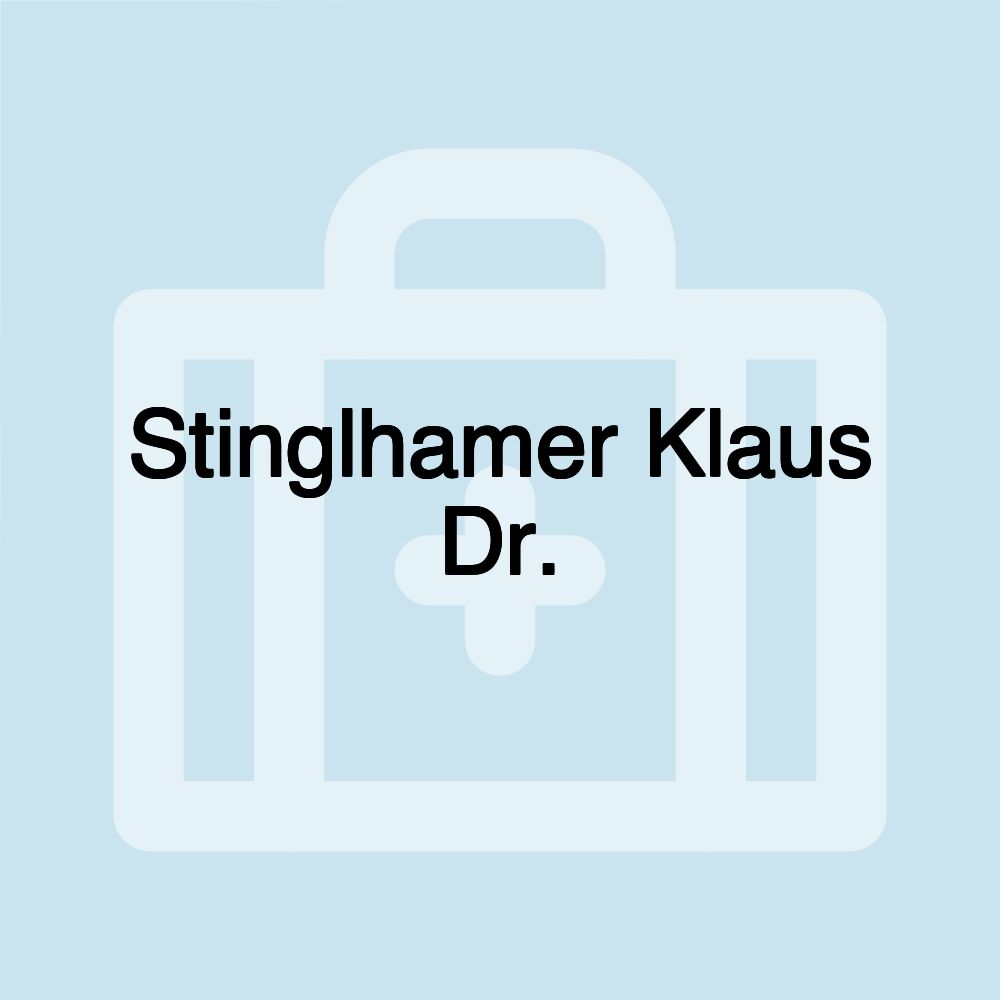 Stinglhamer Klaus Dr.