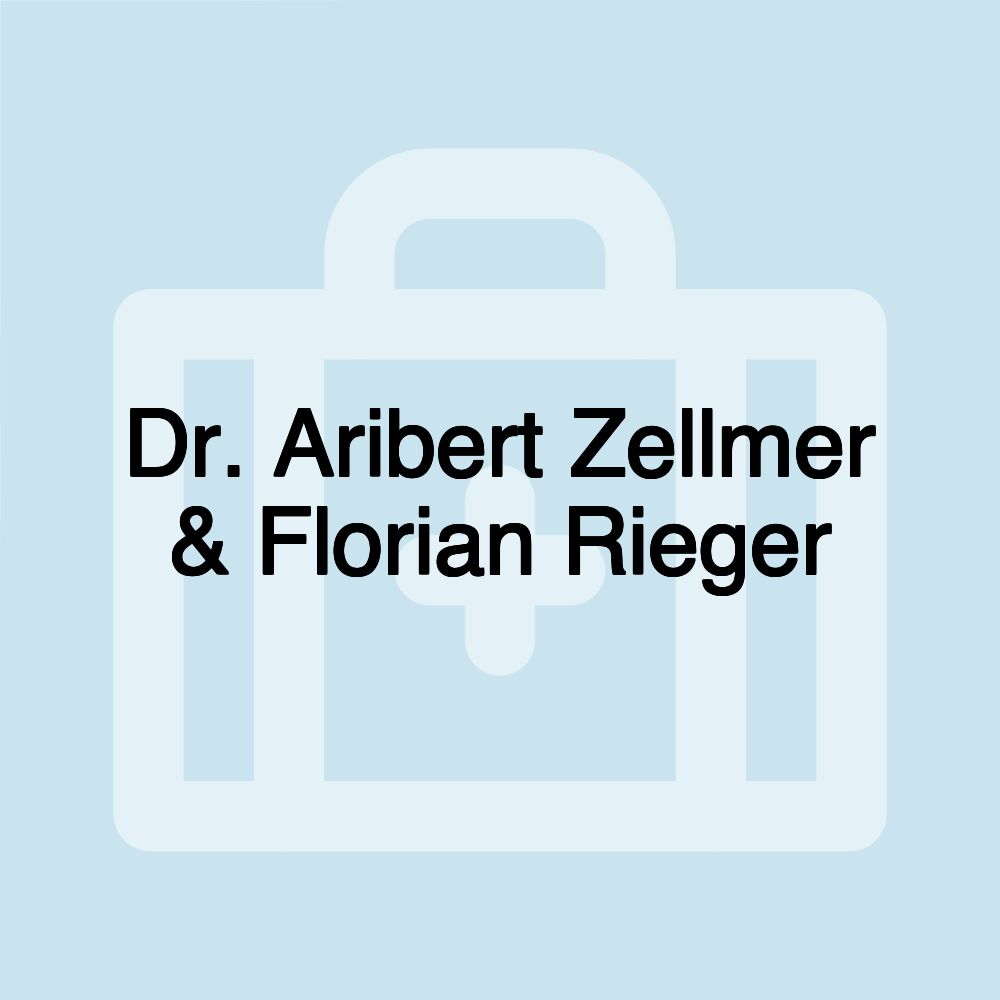 Dr. Aribert Zellmer & Florian Rieger