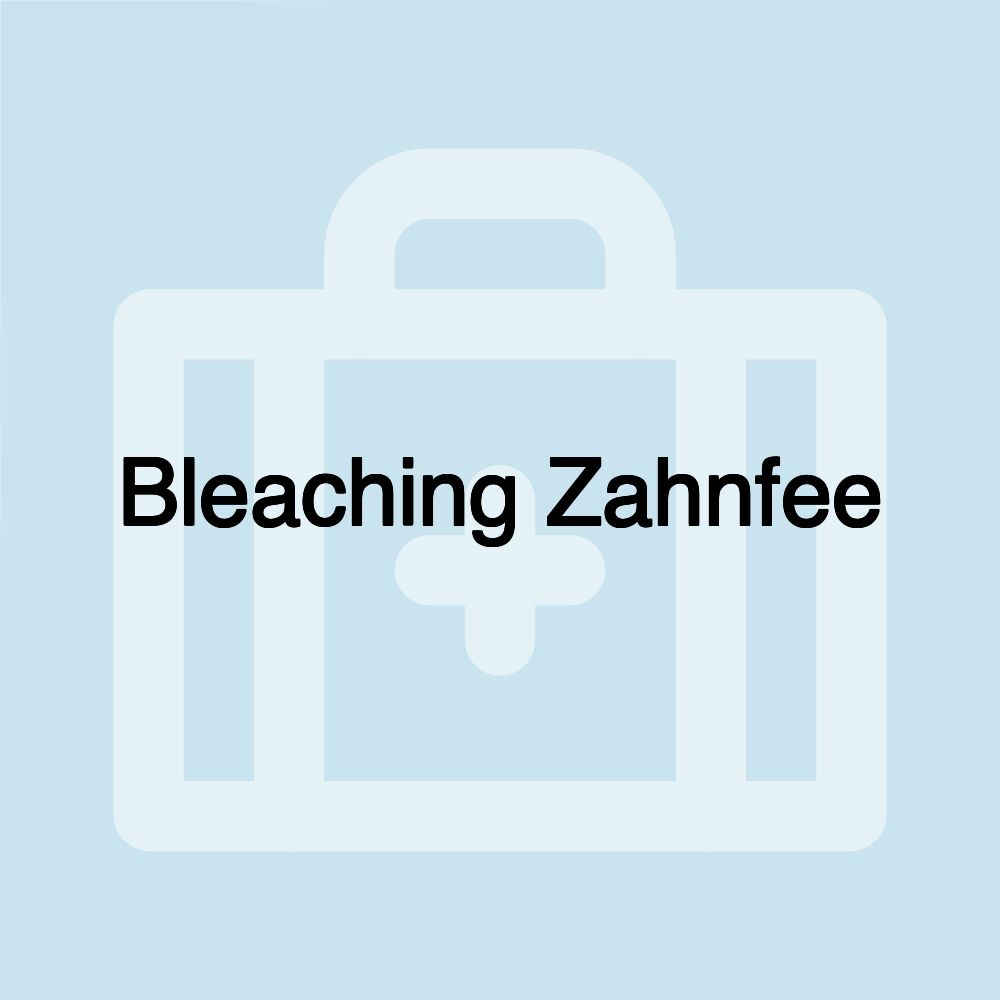 Bleaching Zahnfee