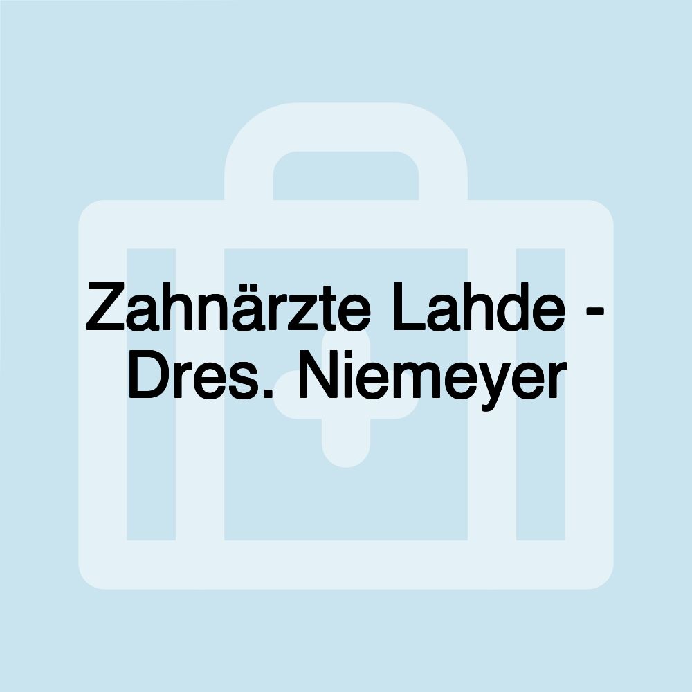 Zahnärzte Lahde - Dres. Niemeyer