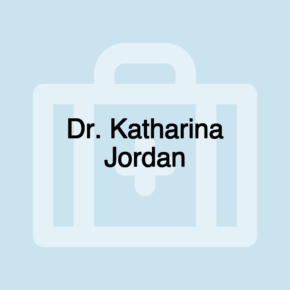 Dr. Katharina Jordan