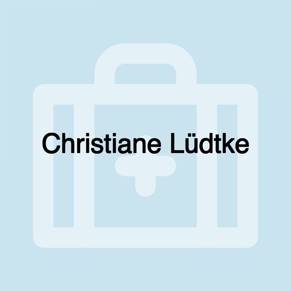 Christiane Lüdtke