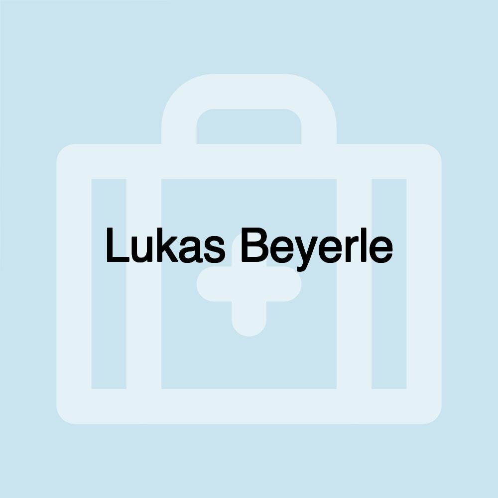 Lukas Beyerle