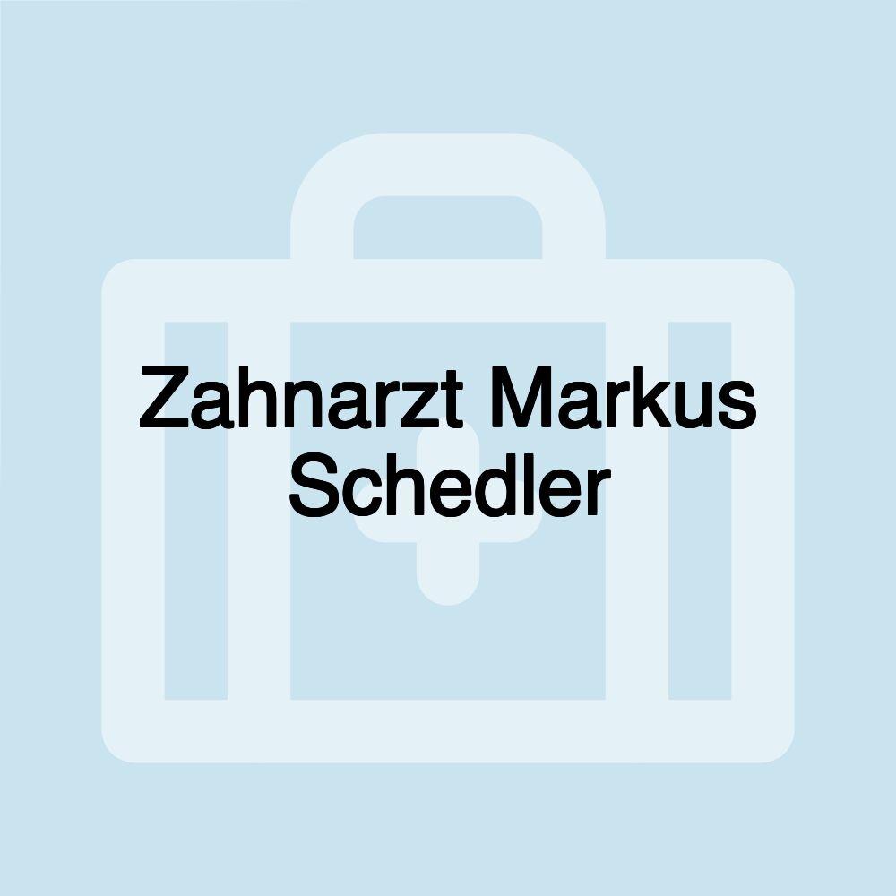 Zahnarzt Markus Schedler