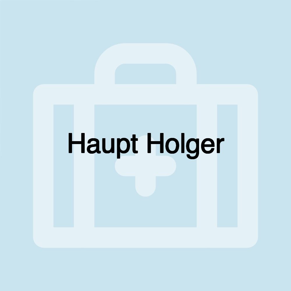 Haupt Holger