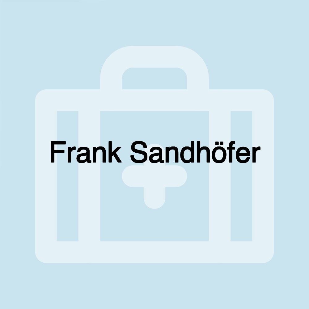 Frank Sandhöfer