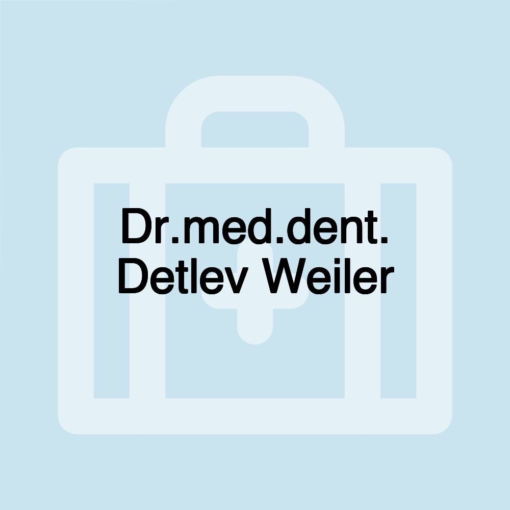 Dr.med.dent. Detlev Weiler